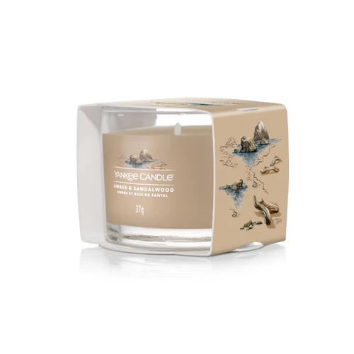 Yankee Candle® Amber & Sandalwood üveges mintagyertya 37 g