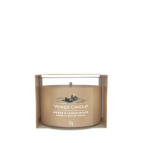 Yankee Candle® Amber &amp; Sandalwood üveges mintagyertya