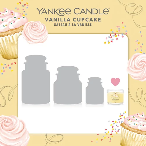 Yankee Candle® Vanilla Cupcake üveges mintagyertya 37 g