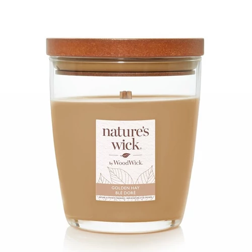 Nature's Wick® Golden Hay közepes üveggyertya