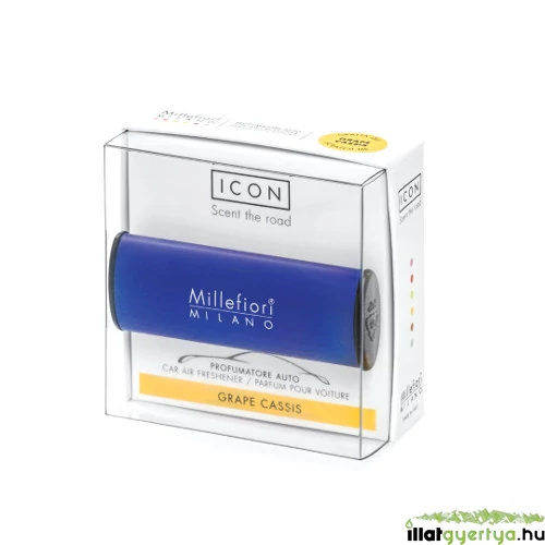 Millefiori Milano® Grape Cassis Icon Classic Dark Blue autóillatosító