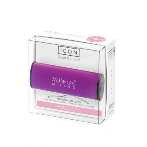 Millefiori Milano® Green Fig & Iris Icon Classic Purple autóillatosító