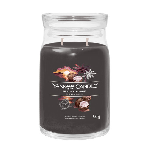 Yankee Candle® Black Coconut Signature nagy üveggyertya 567 g
