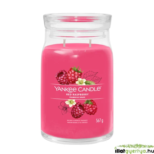 Yankee Candle® Red Raspberry Signature nagy üveggyertya