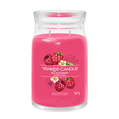 Yankee Candle® Red Raspberry Signature nagy üveggyertya 567 g