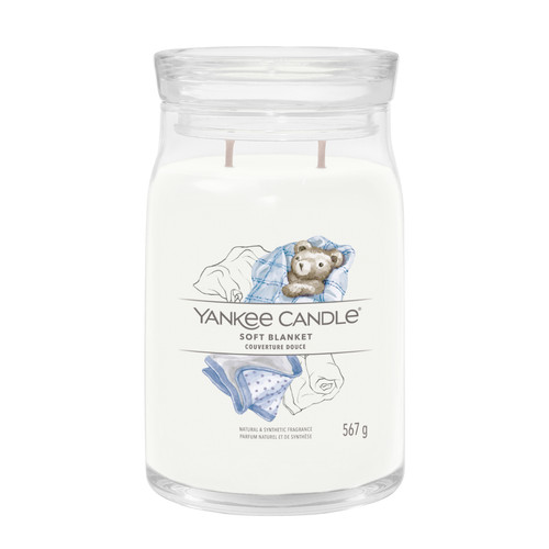 Yankee Candle® Soft Blanket Signature nagy üveggyertya 567 g