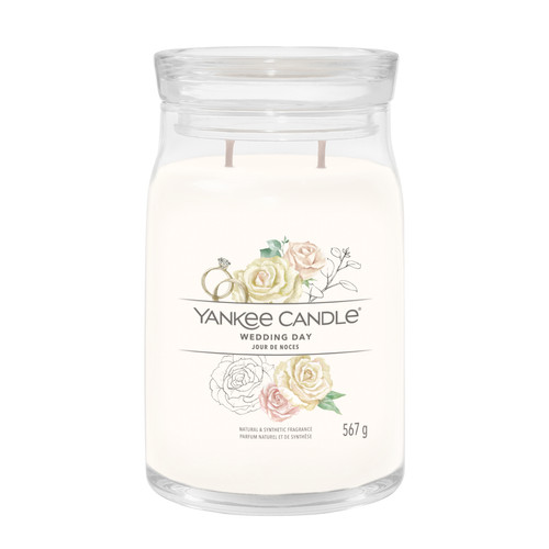 Yankee Candle® Wedding Day Signature nagy üveggyertya 567 g