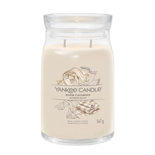 Yankee Candle® Warm Cashmere Signature nagy üveggyertya
