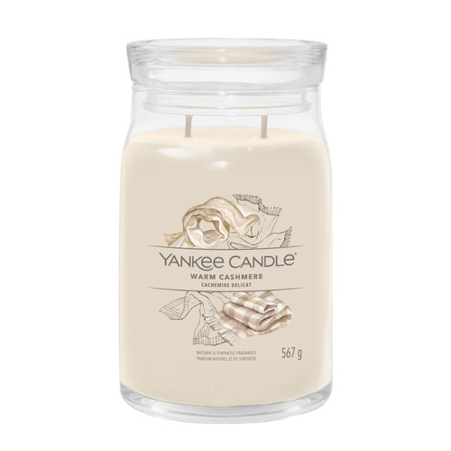 Yankee Candle® Warm Cashmere Signature nagy üveggyertya 567 g