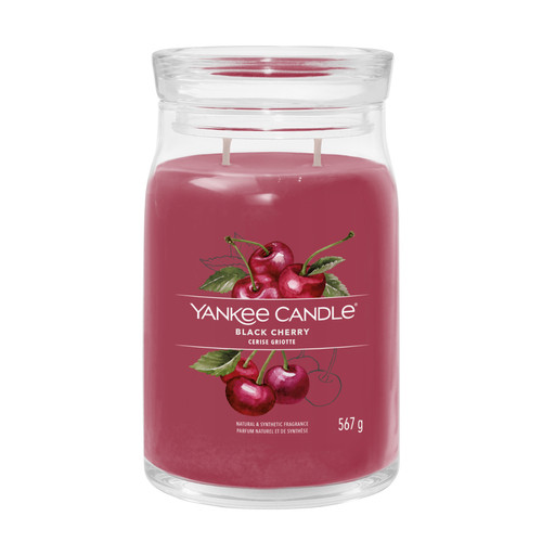 Yankee Candle® Black Cherry Signature nagy üveggyertya 567 g