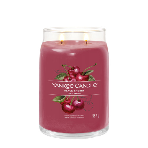 Yankee Candle® Black Cherry Signature nagy üveggyertya 567 g
