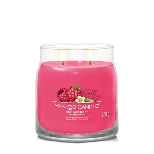 Yankee Candle® Red Raspberry Signature közepes üveggyertya 368 g