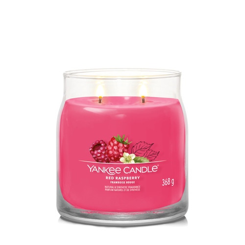 Yankee Candle® Red Raspberry Signature közepes üveggyertya 368 g Yankee Candle® Red Raspberry Signature közepes üveggyertya 368 g