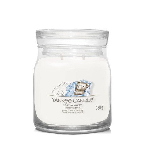 Yankee Candle® Soft Blanket Signature közepes üveggyertya 368 g