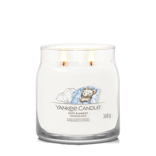 Yankee Candle® Soft Blanket Signature közepes üveggyertya 368 g