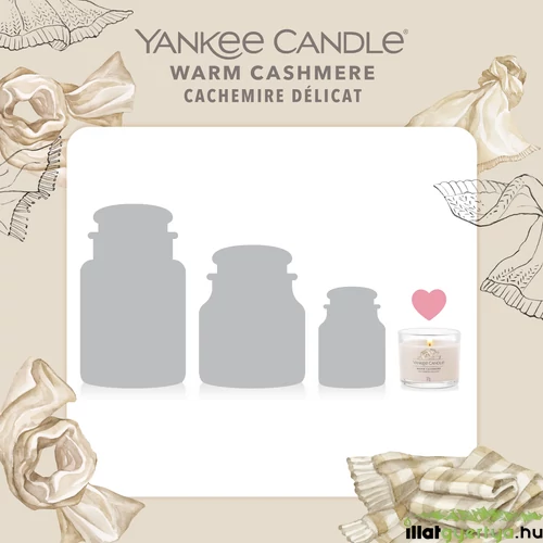 Warm Cashmere üveges mintagyertya szett