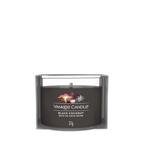 Yankee Candle® Black Coconut üveges mintagyertya 37 g