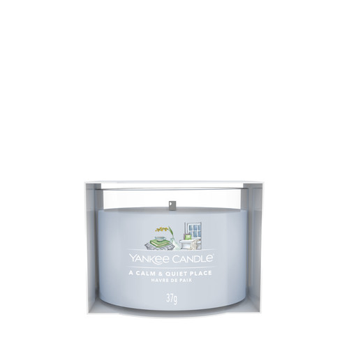 Yankee Candle® A Calm & Quiet Place üveges mintagyertya 37 g