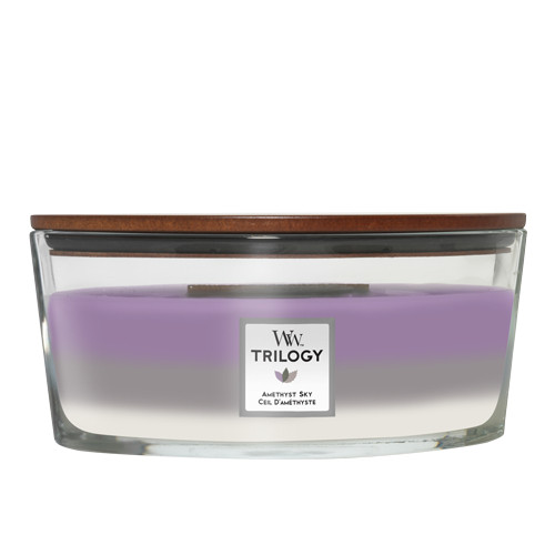 WoodWick® Amethyst Sky Trilogy hajógyertya 453 g