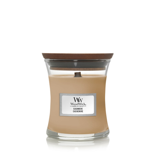 WoodWick® Cashmere kis üveggyertya 85 g