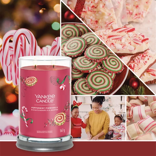 Peppermint Pinwheels Signature nagy poharas gyertya