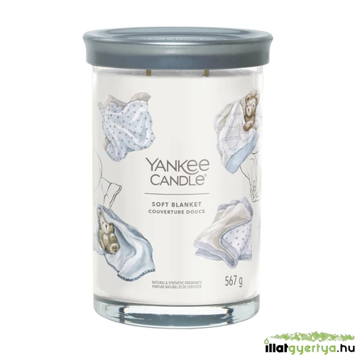 Yankee Candle® Soft Blanket Signature nagy poharas gyertya