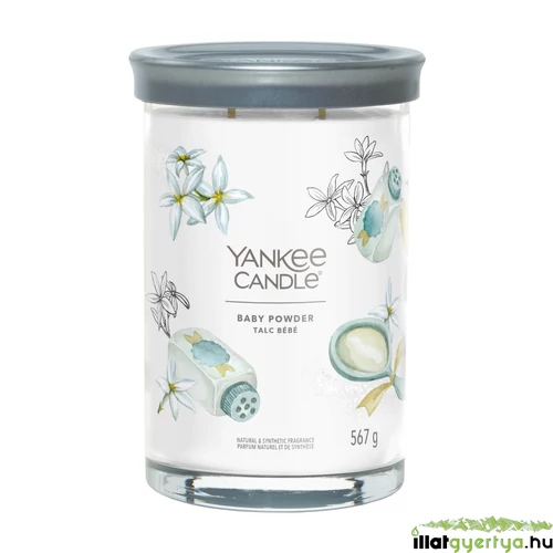 Yankee Candle® Baby Powder Signature nagy poharas gyertya