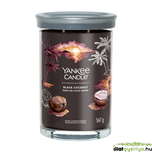Yankee Candle® Black Coconut Signature nagy poharas gyertya