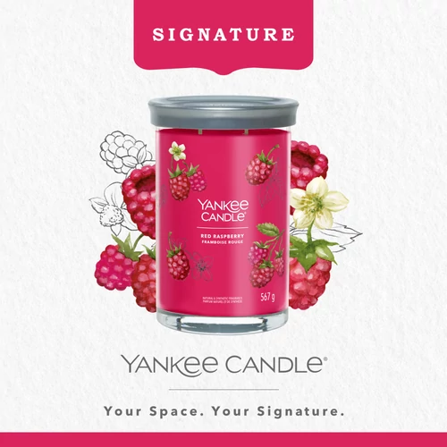 Yankee Candle® Red Raspberry Signature nagy poharas gyertya 567 g
