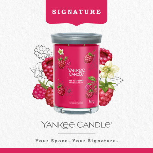 Yankee Candle® Red Raspberry Signature nagy poharas gyertya 567 g Yankee Candle® Red Raspberry Signature nagy poharas gyertya 567 g
