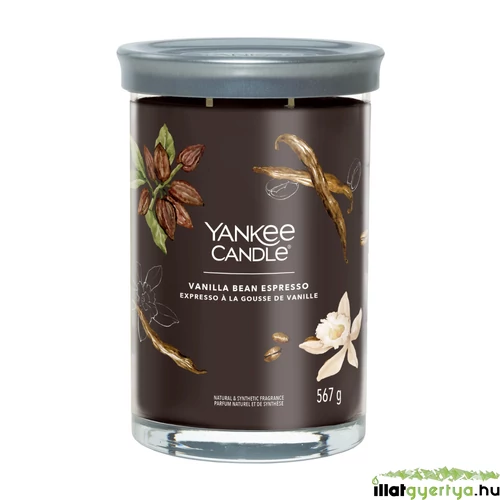 Yankee Candle® Vanilla Bean Espresso Signature nagy poharas gyertya