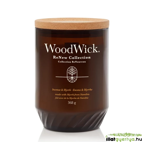 WoodWick® Incense & Myrrh ReNew nagy üveggyertya