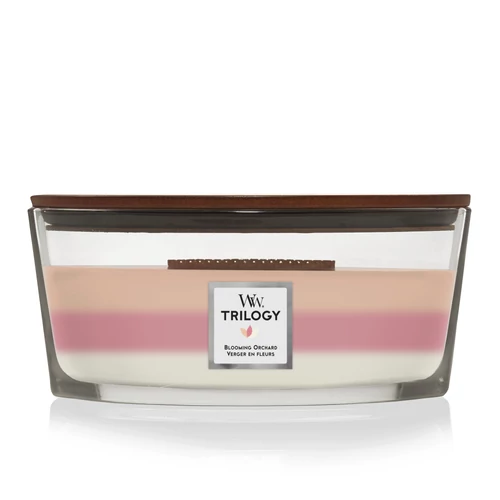 WoodWick® Blooming Orchard Trilogy hajógyertya
