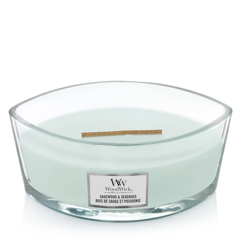 WoodWick® Sagewood & Seagrass hajógyertya 453 g