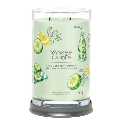 Yankee Candle® Cucumber Mint Cooler Signature nagy poharas gyertya 567 g