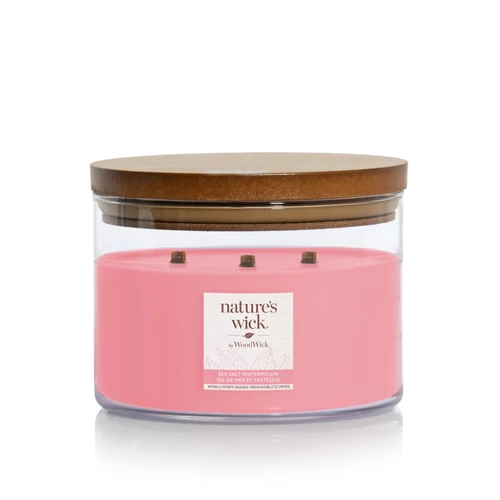 Nature's Wick® Sea Salt Watermelon nagy üveggyertya
