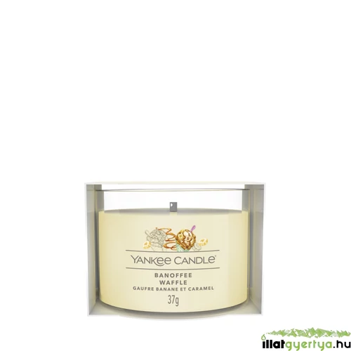 Yankee Candle® Banoffee Waffle üveges mintagyertya