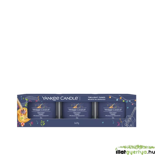 Yankee Candle® Twilight Tunes üveges mintagyertya szett
