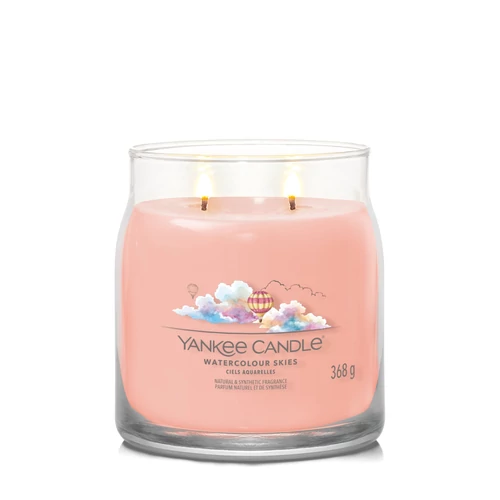 Yankee Candle® Watercolour Skies Signature közepes üveggyertya 368 g