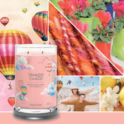 Yankee Candle® Watercolour Skies Signature nagy poharas gyertya 567 g