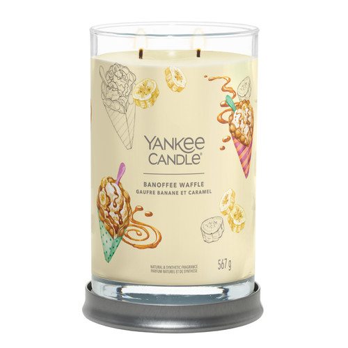 Yankee Candle® Banoffee Waffle Signature nagy poharas gyertya 567 g Yankee Candle® Banoffee Waffle Signature nagy poharas gyertya 567 g
