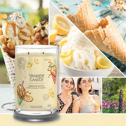Yankee Candle® Banoffee Waffle Signature nagy poharas gyertya 567 g