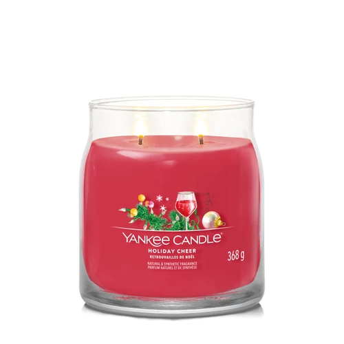 Yankee Candle® Holiday Cheer Signature közepes üveggyertya 368 g