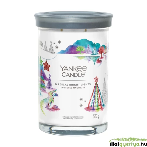 Yankee Candle® Magical Bright Lights Signature nagy poharas gyertya