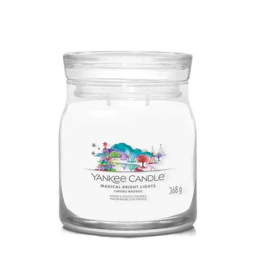 Yankee Candle® Magical Bright Lights Signature közepes üveggyertya