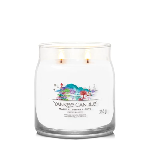 Yankee Candle® Magical Bright Lights Signature közepes üveggyertya 368 g