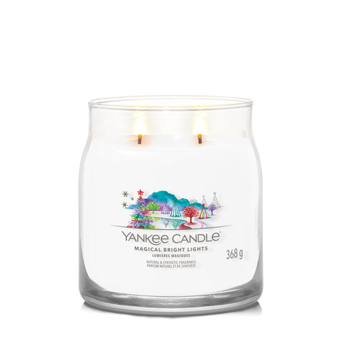 Yankee Candle® Magical Bright Lights Signature közepes üveggyertya 368 g