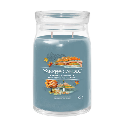 Yankee Candle® Evening Riverwalk Signature nagy üveggyertya 567 g
