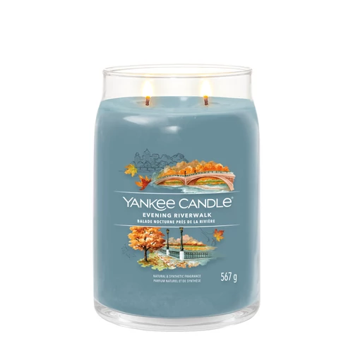 Yankee Candle® Evening Riverwalk Signature nagy üveggyertya 567 g