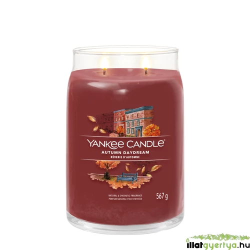 Autumn Daydream Signature nagy üveggyertya 567 g